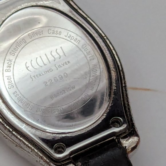 Ecclissi Vintage Sterling Silver Watch Case Watch is 925 Sterling Silver - Picture 4 of 6